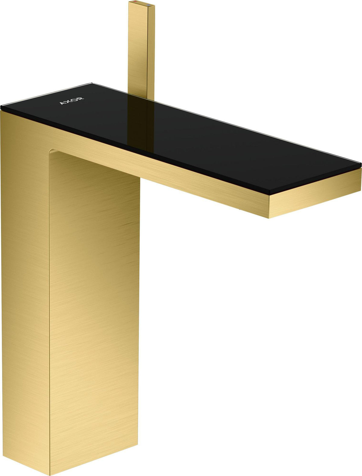 AXOR MYEDITION 230 Einhebel-Waschtischmischer mit Push-Open Ablaufgarnitur in polished gold optic