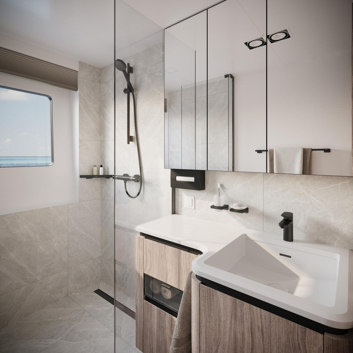 Hansgrohe Vernis Blend 100 Einhebel-Waschtischmischer mit Zugstangen-Ablaufgarnitur, chrom