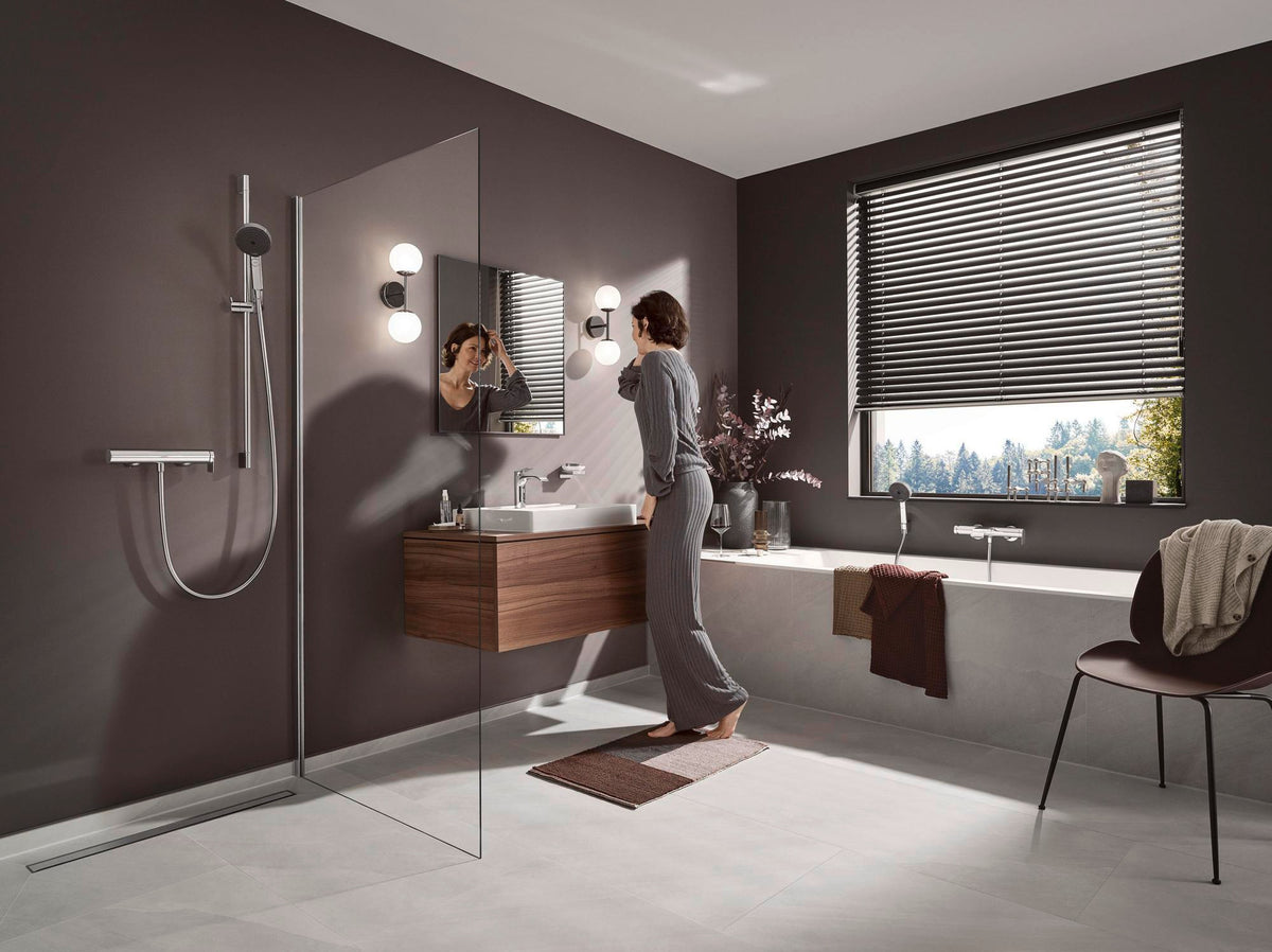 HANSGROHE Vivenis Einhebel-Waschtischmischer 110 mm mit Zugstangen-Ablaufgarnitur chrom