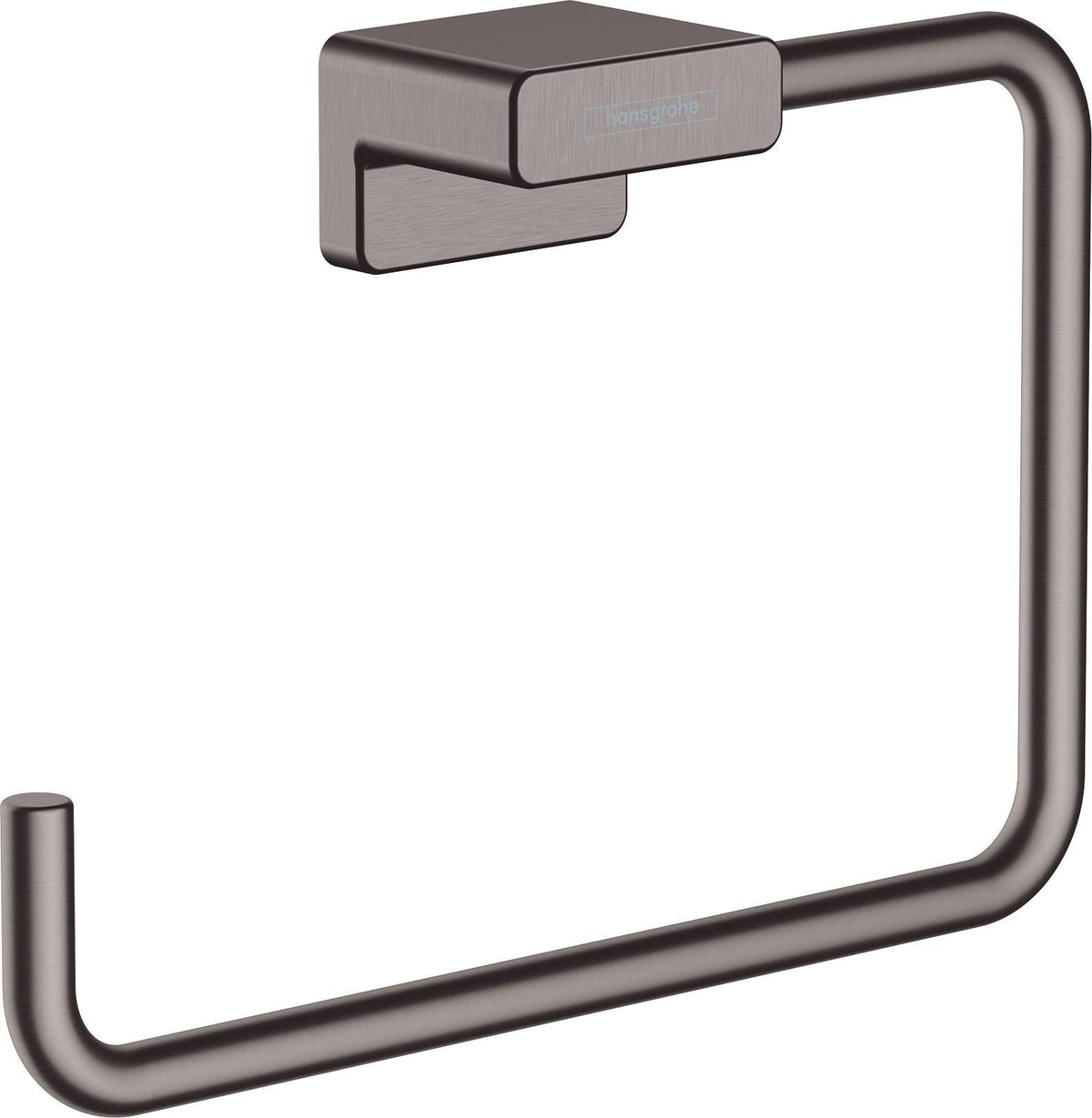 HANSGROHE AddStoris Handtuchring in Chrom – schwenkbar, Wandmontage, verdeckte Befestigung