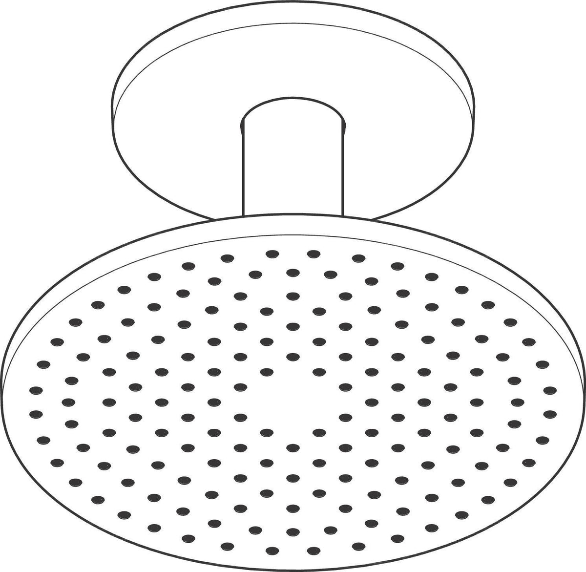 AXOR Kopfbrause 250 1jet PowderRain Deckenmontage Chrom von Hansgrohe