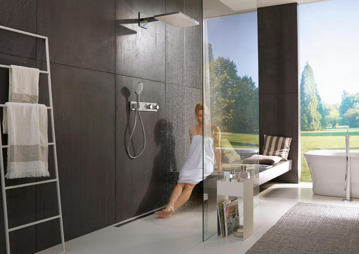 Hansgrohe Raindance Select S 120 3jet Handbrause mit Select-Taste und QuickClean in Chrom