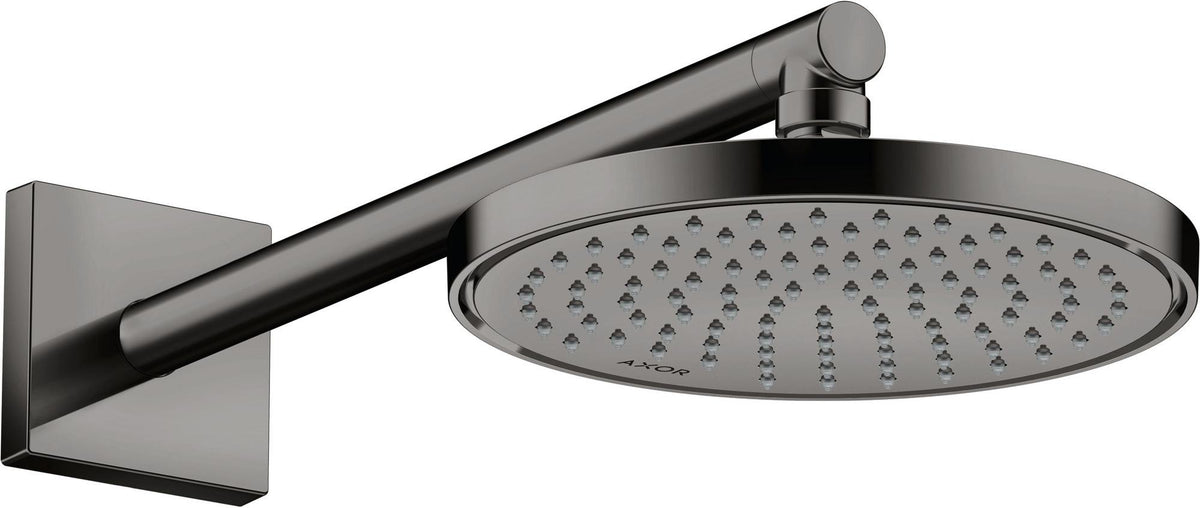 AXOR Brausearm 390 mm DN 15 eckig brushed nickel – Wandmontage