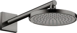 AXOR Brausearm 390 mm DN 15 eckig brushed nickel – Wandmontage