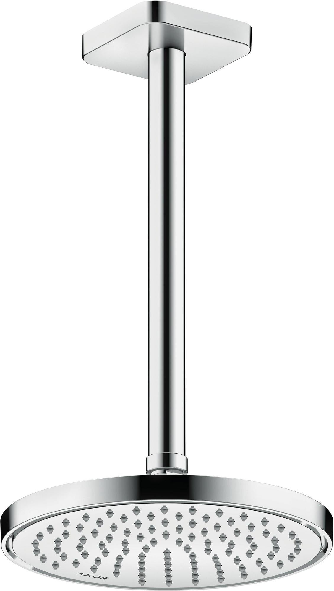 AXOR Kopfbrause 220 1jet EcoSmart Chrom – 220 mm Rain-Duschkopf für Wand- und Deckenmontage