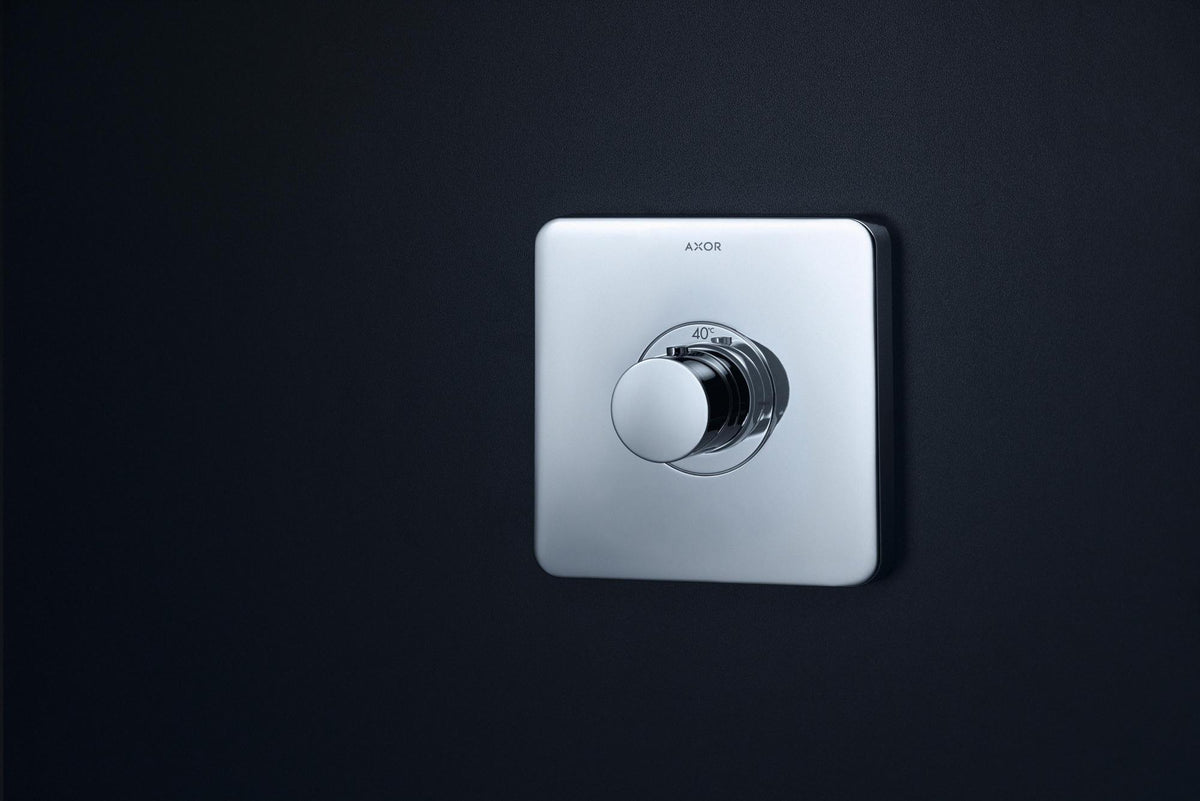 AXOR ShowerSelect Soft Thermostatbatterie Highflow Unterputz Chrom – quadratisch, 1 Verbraucher