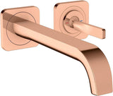AXOR Citterio E Einhebel-Waschtischmischer Unterputz mit Pingriff, Auslauf 221 mm, Chrom
