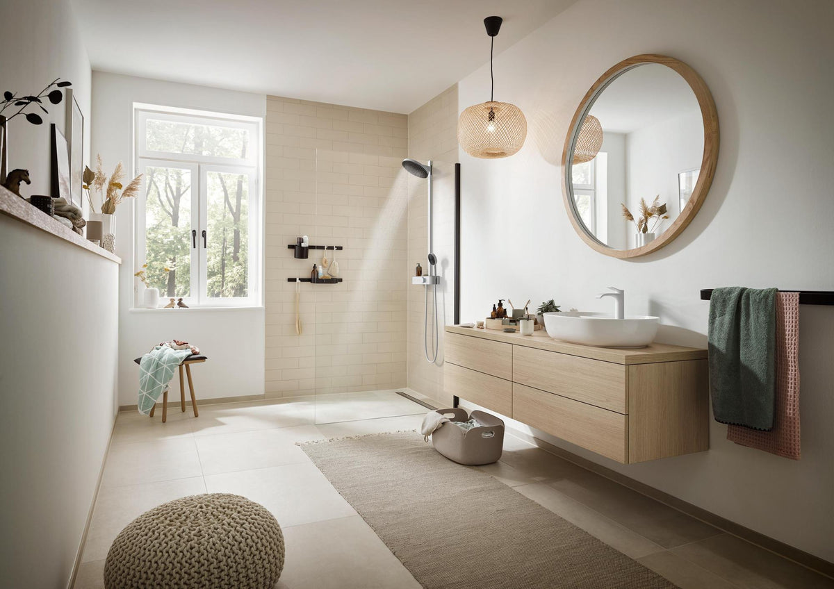 HANSGROHE Vivenis Einhebel-Waschtischmischer 110 mm mit Zugstangen-Ablaufgarnitur chrom