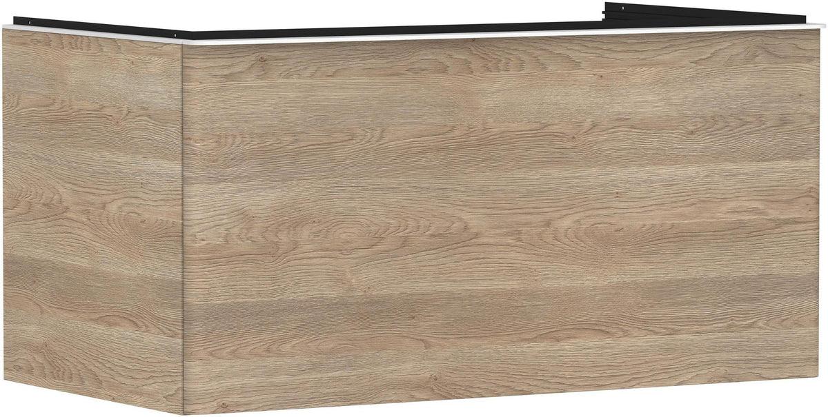 HANSGROHE Xelu Q Waschtischunterschrank 980 mm weiß hochglanz mit SoftClose und Inneneinteilung