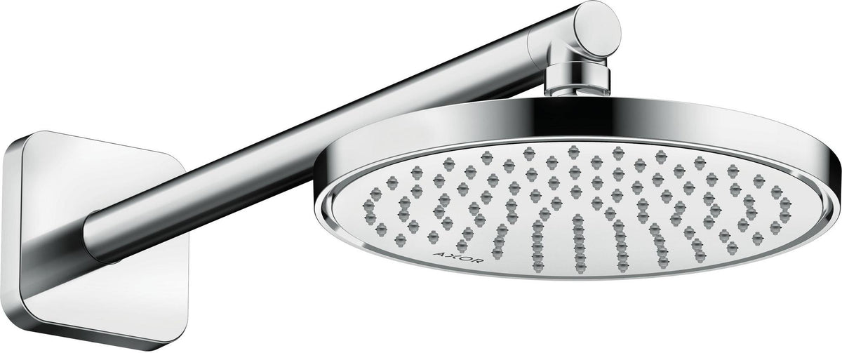 AXOR Kopfbrause 220 1jet chrom – Rain-Strahl, 220 mm, Wand- oder Deckenmontage