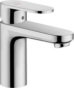 chrom / Pop-up-Ventil mit vertikalem Hebel / CoolStart m Zugst-Ablaufgarn. 1 1/4Z chr