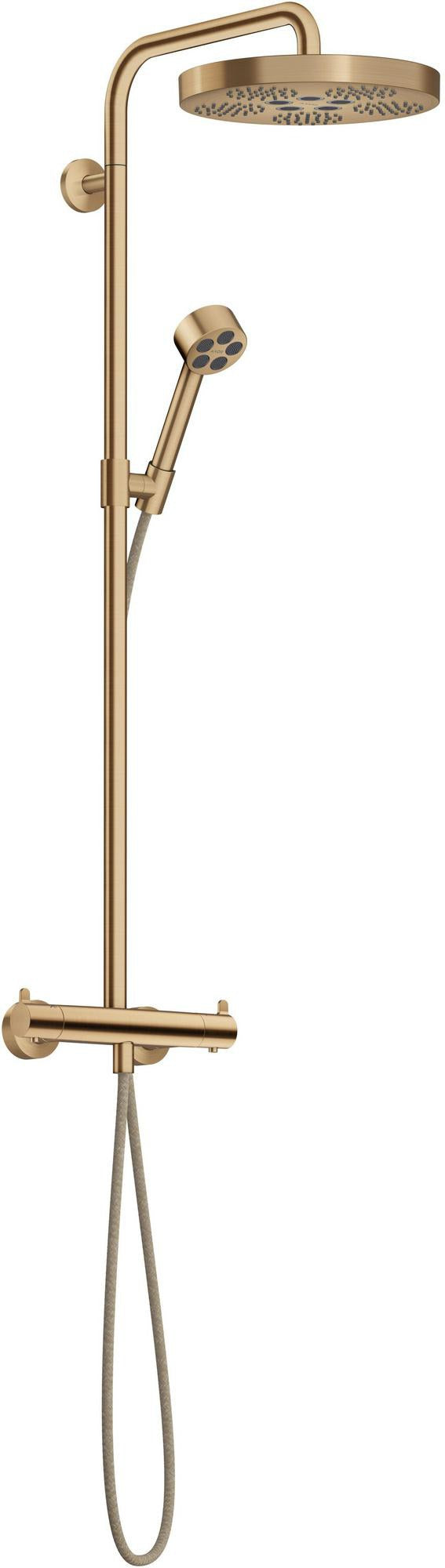 AXOR One Showerpipe mit Thermostat und Kopfbrause 280 1jet EcoSmart in Chrom