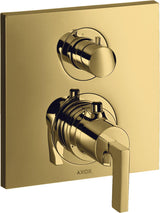 AXOR Citterio Thermostatbatterie Unterputz mit Abstellventil und Hebelgriff Chrom