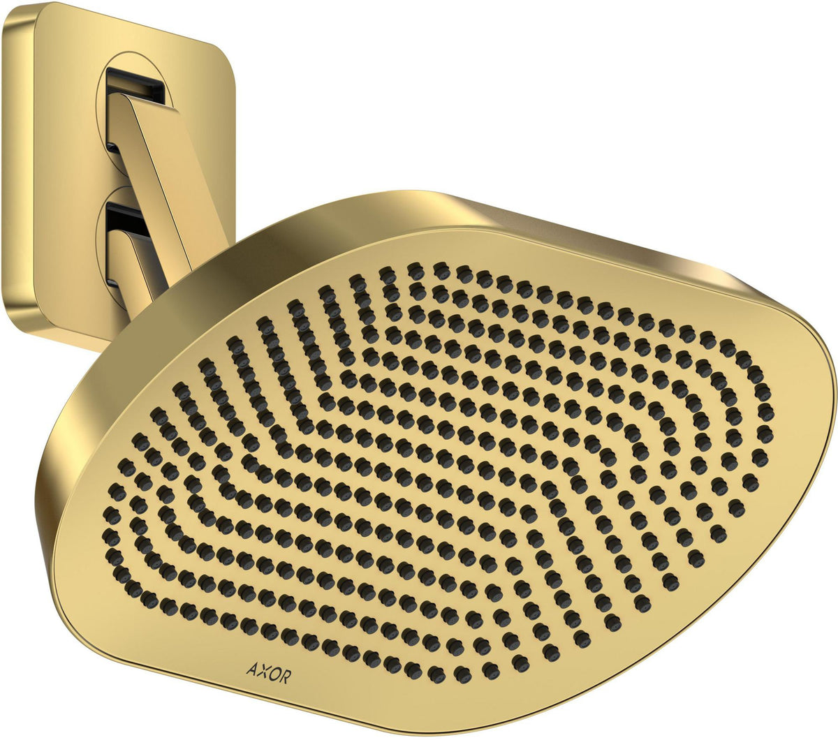 AXOR ShowerSphere 2jet Kopfbrause 370/220 mit beweglichem Brausearm – PowderRain & Rain Strahlarten