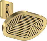 AXOR ShowerSphere 2jet Kopfbrause 370/220 mit beweglichem Brausearm – PowderRain & Rain Strahlarten