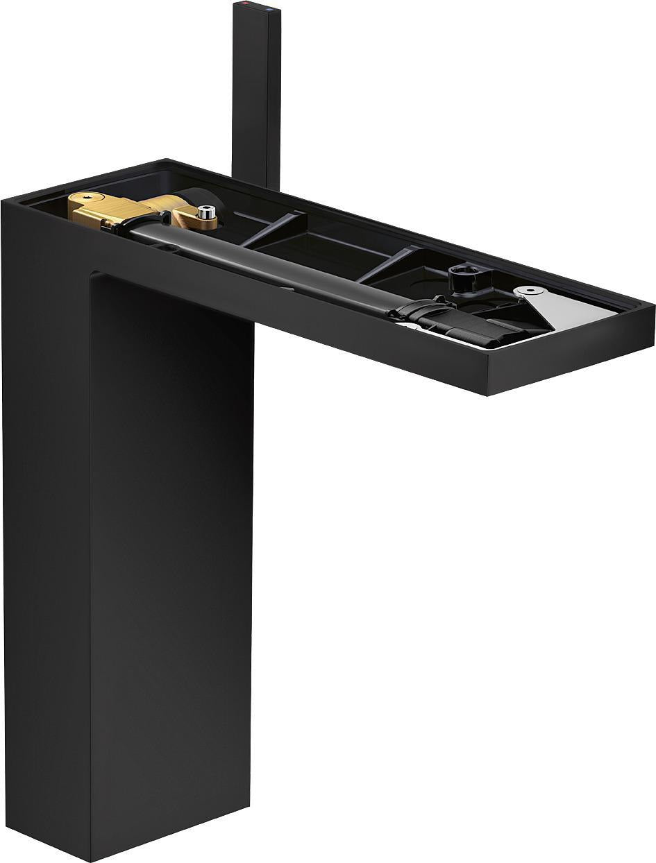 AXOR MYEDITION 230 Einhebel-Waschtischmischer mit Push-Open Ablaufgarnitur in polished gold optic