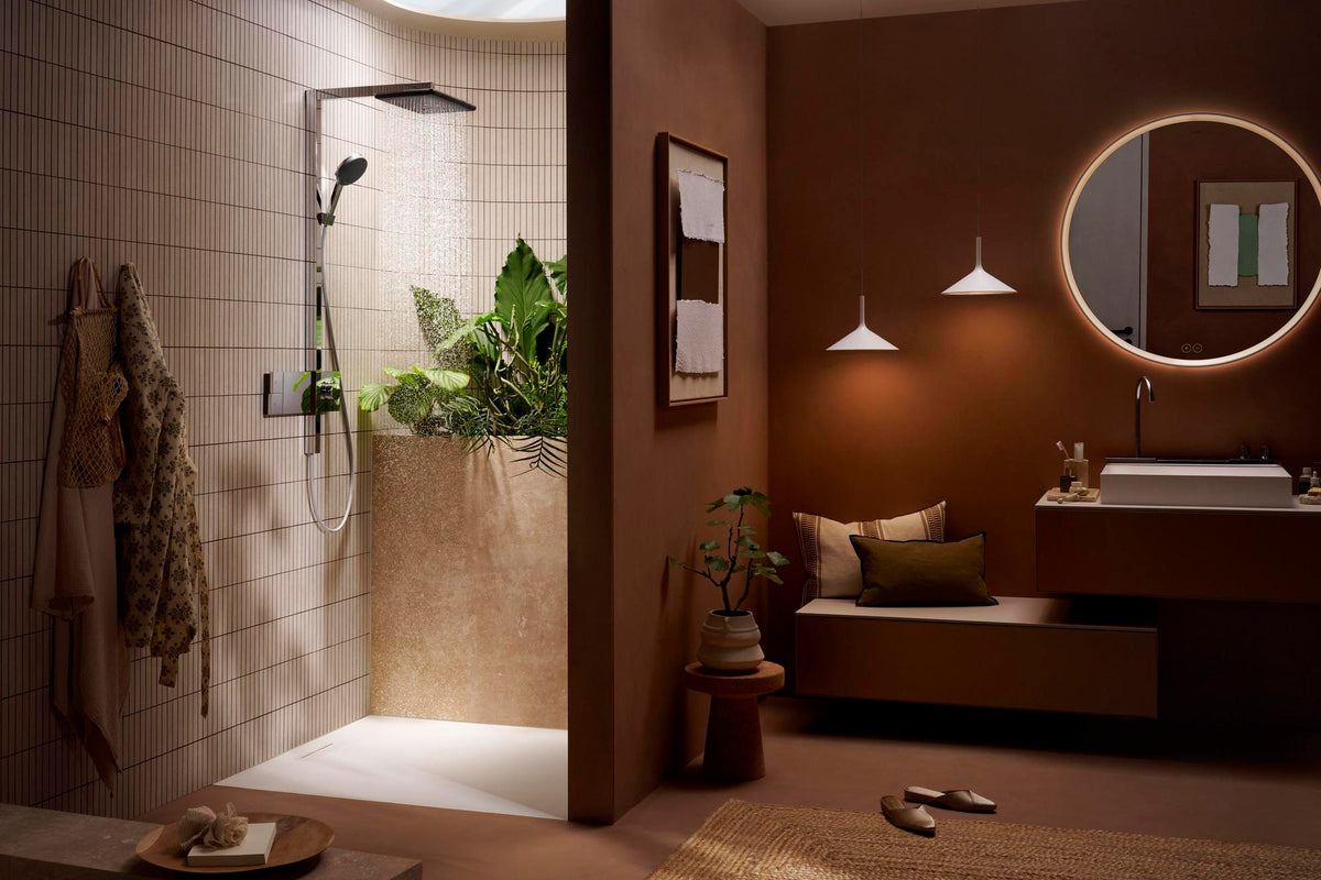 HANSGROHE Xevolos E Waschtischunterschrank 780 mm mit Keramikfront und PushOpen