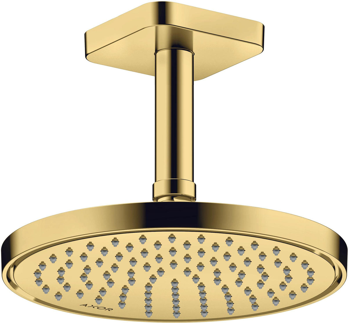 AXOR Kopfbrause 220 1jet EcoSmart Chrom – 220 mm Rain-Duschkopf für Wand- und Deckenmontage