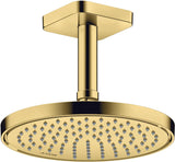 AXOR Kopfbrause 220 1jet EcoSmart Chrom – 220 mm Rain-Duschkopf für Wand- und Deckenmontage