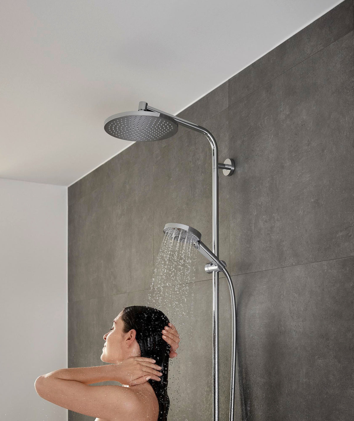Hansgrohe Raindance Select S 120 3jet Handbrause mit Select-Taste und QuickClean in Chrom