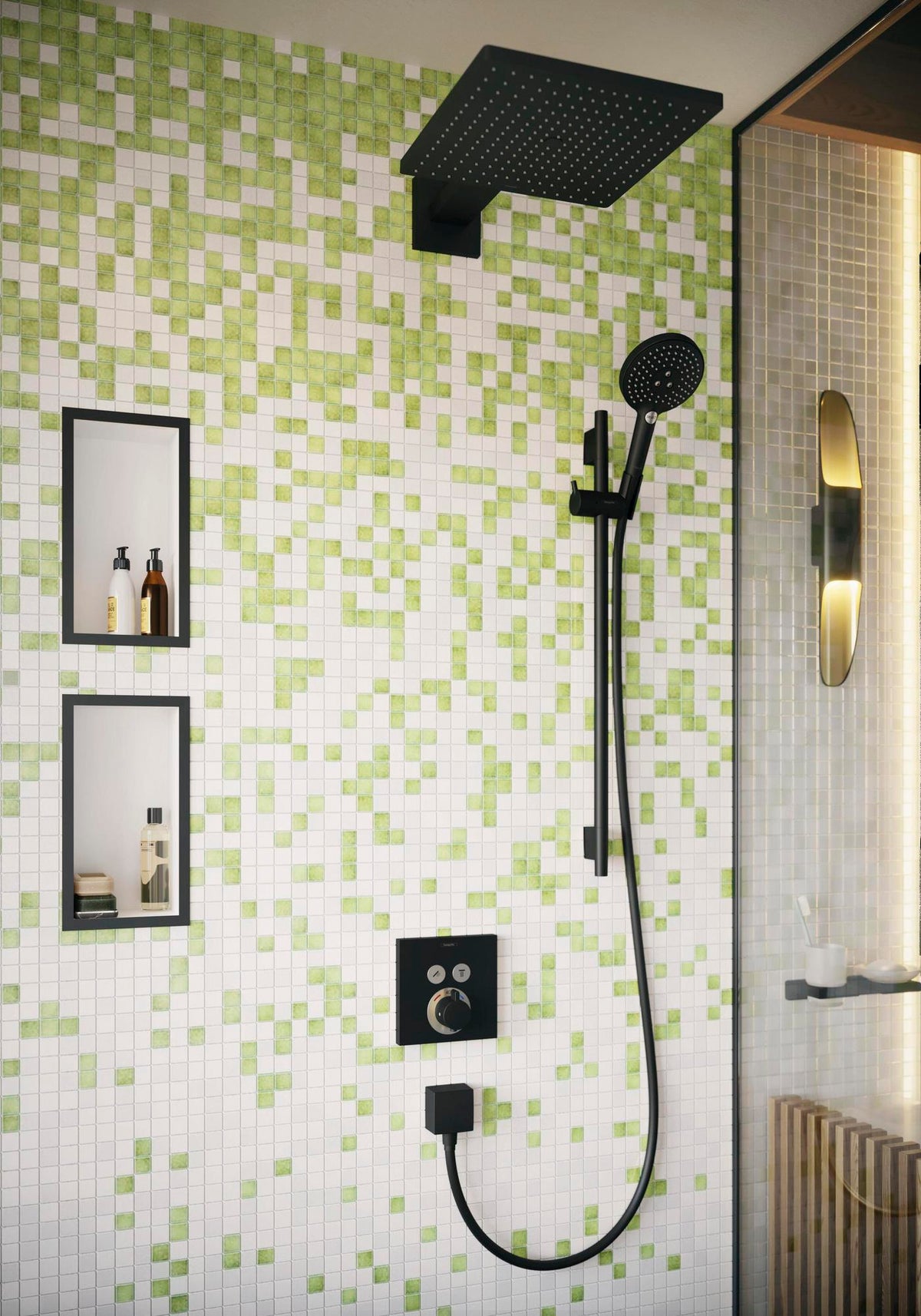 Hansgrohe Raindance Select S 120 3jet Handbrause mit Select-Taste und QuickClean in Chrom