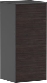 HANSGROHE Halbhochschrank Xevolos E 890 mm mit PushOpen, Eiche dunkel/Weiß, links
