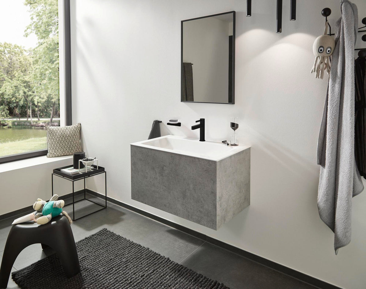 HANSGROHE Finoris Einhebel-Waschtischmischer 110 mit Zugstangen-Ablaufgarnitur, chrom
