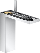 AXOR MYEDITION 230 Einhebel-Waschtischmischer mit Push-Open Ablaufgarnitur in polished gold optic