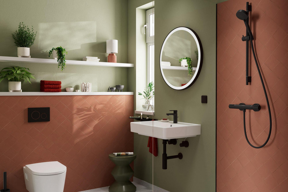 Hansgrohe Vernis Blend 100 Einhebel-Waschtischmischer mit Zugstangen-Ablaufgarnitur, chrom