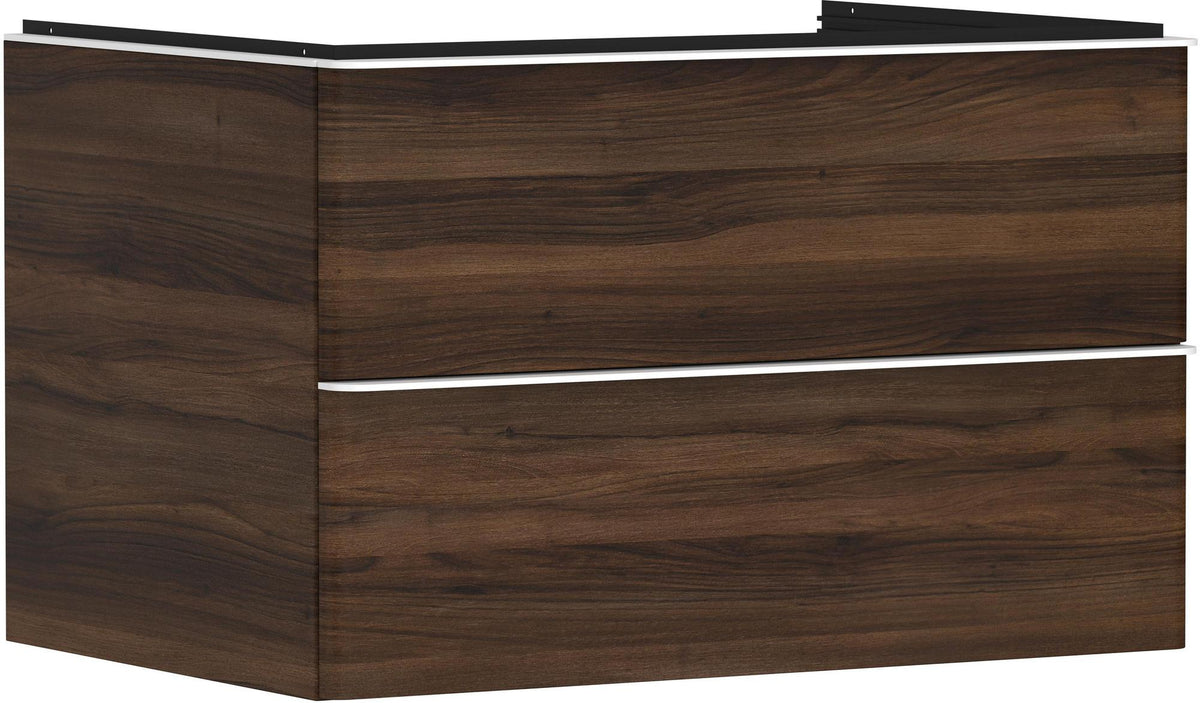 HANSGROHE Waschtischunterschrank Xelu Q 780 mm weiß hochglanz mit SoftClose und Inneneinteilung