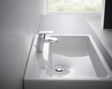 HANSGROHE Logis Einhebel-Waschtischmischer DN 15 mit 3,5 l/min LowFlow und Zugstangen-Ablaufgarnitur, Chrom