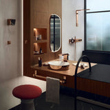 AXOR MYEDITION 230 Einhebel-Waschtischmischer mit Push-Open Ablaufgarnitur in polished gold optic