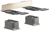 AXOR Universal Adapterset zur Montage von Accessoires auf Reling – chrom, Softsquare