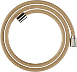 Hansgrohe Designflex Textilbrauseschlauch 160 cm Chrom – Recycled PET, Knickgeschützt, Drehwirbel
