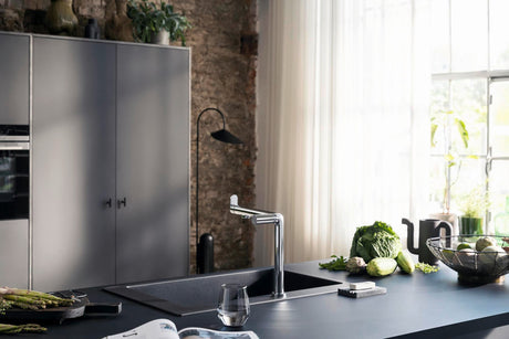 HANSGROHE SodaSystem 240 Aqittura M91 Starter Set – gefiltertes, gekühltes & sprudelndes Wasser direkt am Hahn