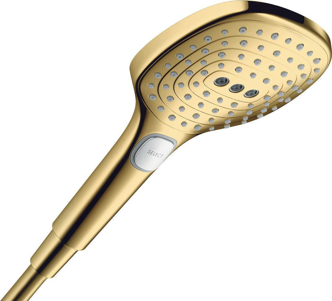 HANSGROHE Raindance Select E 120 3jet Handbrause mit Select-Taste und QuickClean in Chrom