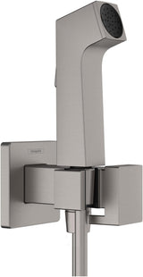 Hansgrohe Bidette-Handbrause 1 Jet Chrom mit Brausehalter und 1250 mm Schlauch