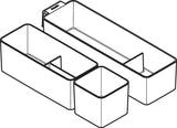 HANSGROHE IntraStoris Schubkasteninneneinteilung Basis Set 100/345 mattschwarz für Xelu & Xevolos