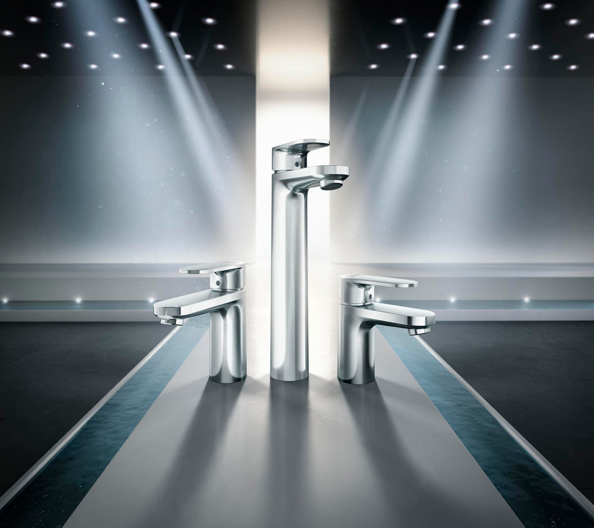 Hansgrohe Vernis Blend 100 Einhebel-Waschtischmischer mit Zugstangen-Ablaufgarnitur, chrom