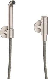 AXOR One Gießrohrset chrom – Hansgrohe Brausehalter & Textilschlauch 2000 mm
