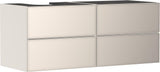 HANSGROHE Xevolos E Waschtischunterschrank 1370 mm mattweiß/eiche dunkel, grifflos