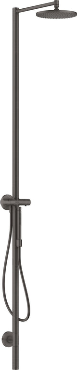 AXOR Starck Duschsäule mit Kopfbrause 240, Thermostat und 1 Jet in Polished Gold Optic