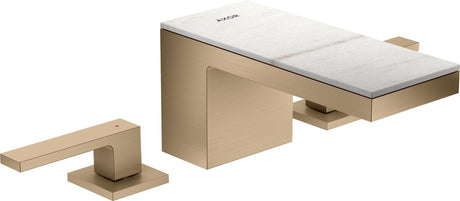 AXOR MYEDITION 3-Loch-Waschtischmischer 70 ohne Platte in polished gold optic – PowderRain