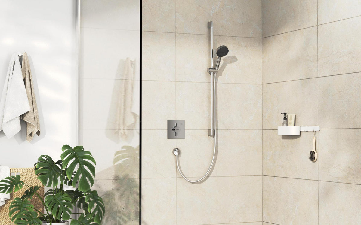 HANSGROHE DuoTurn E Unterputz-Mischer 1 Verbraucher chrom – Thermostatische Temperaturregelung