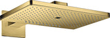 AXOR ShowerSolutions Kopfbrause 460/300 3jet Chrom – 466 x 300 mm, Rain, RainStream, MonoRain