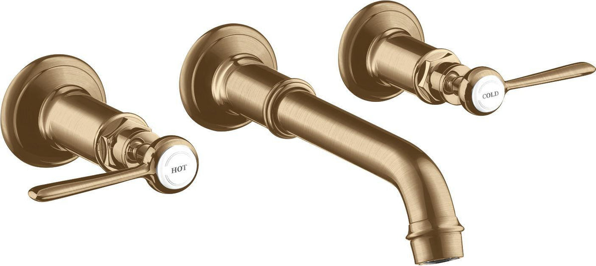 AXOR MONTREUX 3-Loch-Waschtischarmatur Unterputz DN 15 mit Hebelgriff Chrom