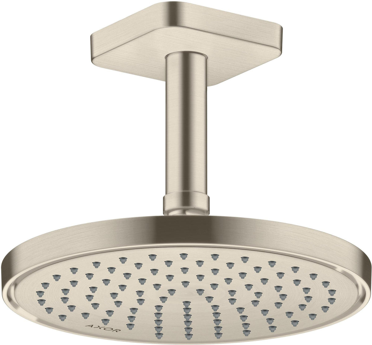 AXOR Kopfbrause 220 1jet chrom – Rain-Strahl, 220 mm, Wand- oder Deckenmontage