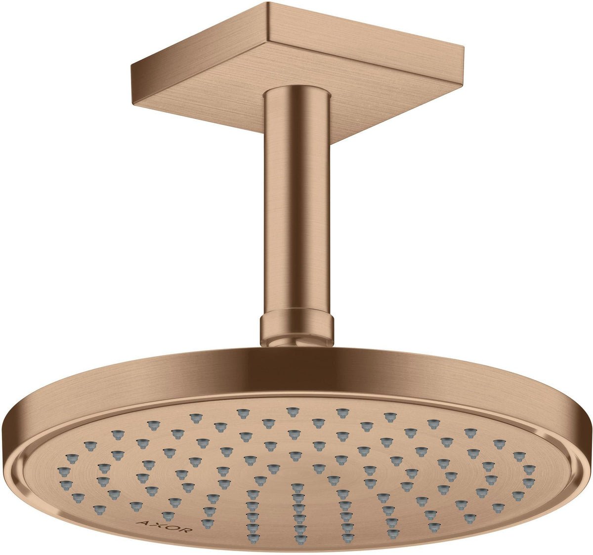 AXOR Kopfbrause 220 1jet chrom – Rain-Strahl, 220 mm, Wand- oder Deckenmontage