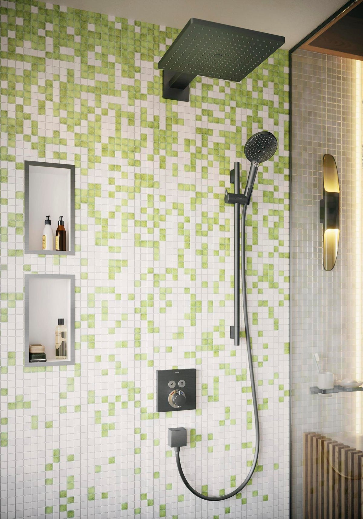 Hansgrohe Raindance Select S 120 3jet Handbrause mit Select-Taste und QuickClean in Chrom