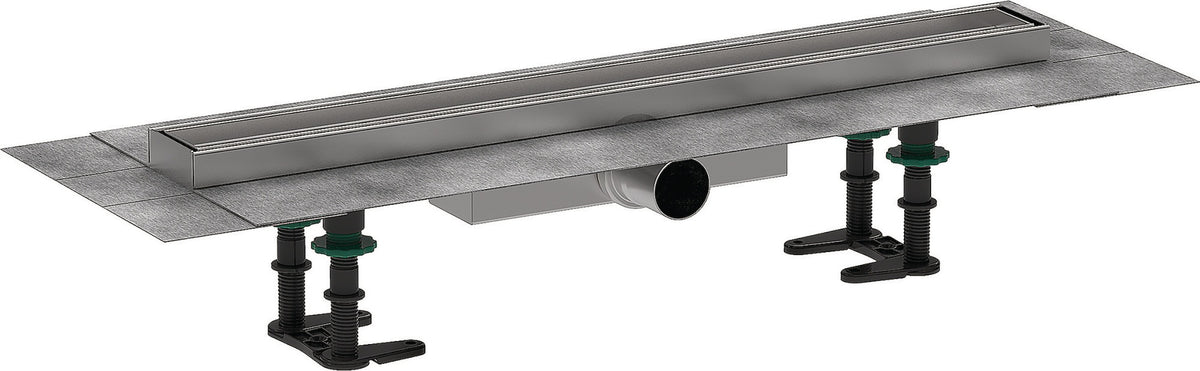 HANSGROHE RainDrain Compact Duschrinne 1200 mm Komplettset – befliesbar, flache Installation